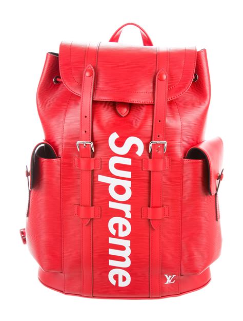 louis vuitton supreme rucksack|louis vuitton backpack unisex.